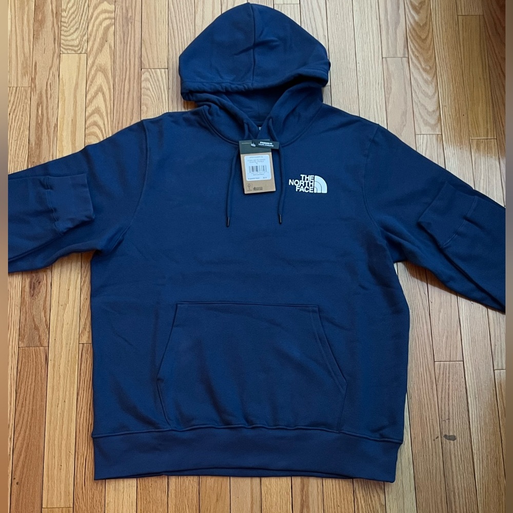 THE NORTH FACE MENS NAVY BLUE HOODIE XL